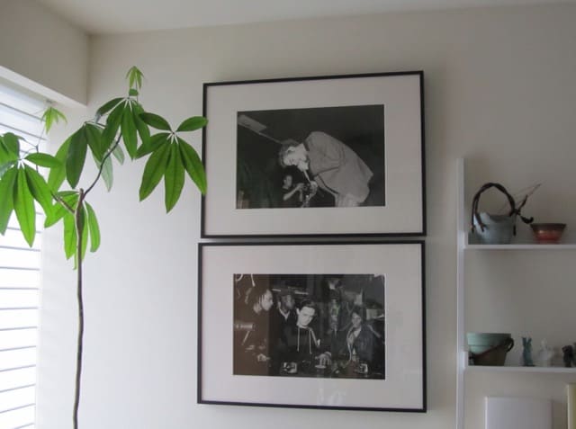 Beezerの写真作品。マッシブ・アタックのレコーディング風景。昔好きだったミュージシャンらしく、うちの家族が即買いしてきました。