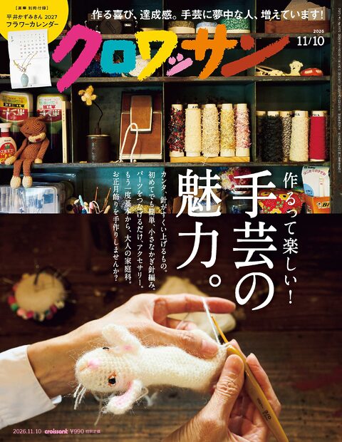 手を動かすだけで無心になれる手芸。自分だけの心豊かな時間が生まれる、奥深い手芸の魅力を集めた1冊です！