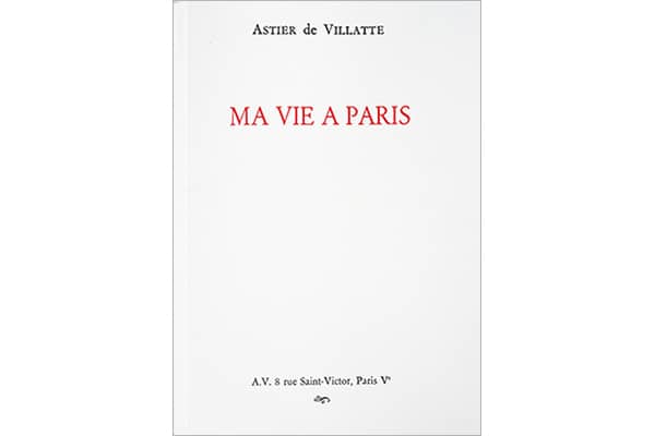 『マ・ヴィ・ア・パリ 私のパリ生活』アスティエ・ド・ヴィラット｜本を読んで、会いたくなって。
