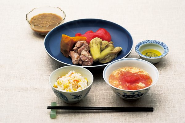 いつもすっきりウー・ウェンさんの野菜たっぷり、太らない普段食。