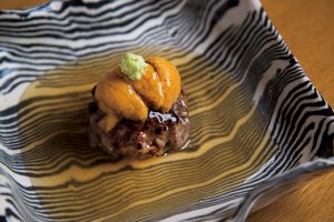 飛騨牛のハンバーグ。