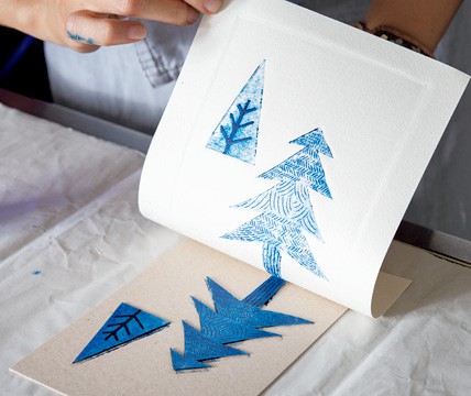 楽しみながら作る「紙版画」で世界に一つのカードを贈ろう。 | 美容