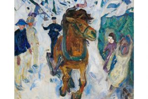 《疾駆する馬》　1910-12年　油彩、カンヴァス　135.5×110.5cm