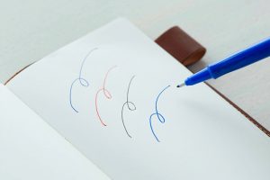 どんなペンを使用しても、裏写りしない上質な紙。