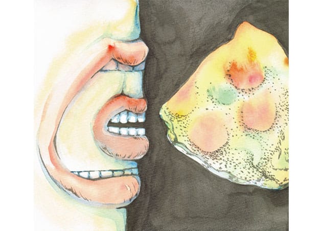 見知らぬ誰かの“食べられる残り物”。│束芋「絵に描いた牡丹餅に触りたい」