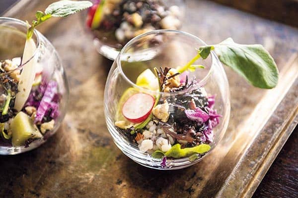 紫キャベツと穀類のグラスサラダ【井澤由美子さんに教わる腸活レシピ】