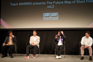 斎藤工、永野、金子ノブアキが登場、新作映画『MANRIKI』の特別版上映会をレポート。