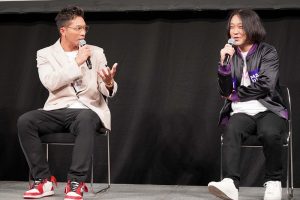 斎藤工、永野、金子ノブアキが登場、新作映画『MANRIKI』の特別版上映会をレポート。