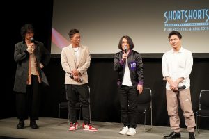 斎藤工、永野、金子ノブアキが登場、新作映画『MANRIKI』の特別版上映会をレポート。