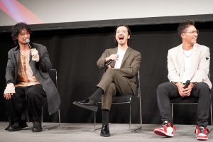 斎藤工、永野、金子ノブアキが登場、新作映画『MANRIKI』の特別版上映会をレポート。