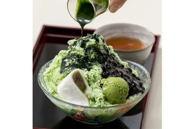1日20食限定！ 『京都　福寿園茶寮』の“雅”なかき氷。