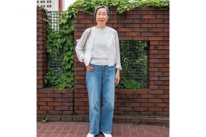 勝屋まゆみ（かつや・まゆみ）さん （67歳）「how to live」デザイナー。