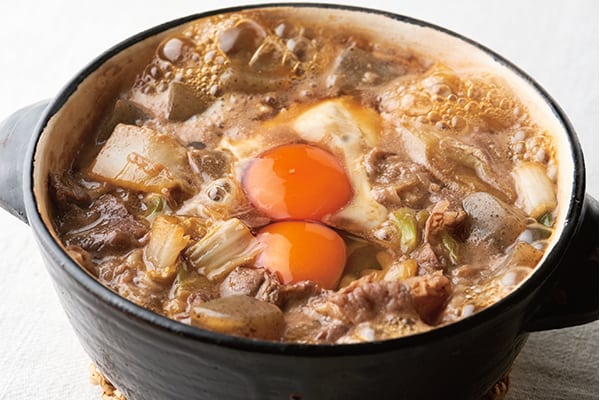 瀬尾幸子さんの体を芯から温める白菜と牛肉のすき焼き風鍋レシピ。