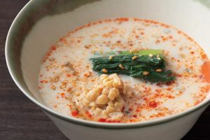 小平泰子さんの豆乳を使った健康スープのレシピ。