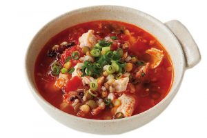お湯を注ぐだけでこんなに旨い！「トマトスープ玉」を使った本格レシピ。