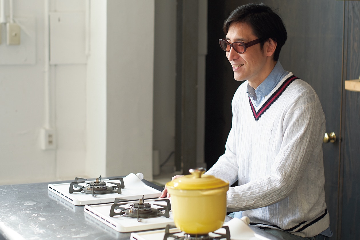 ミュージシャン・小宮山雄飛さんが愛用する料理道具。