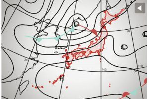 低気圧や前線、台風の接近・通過時