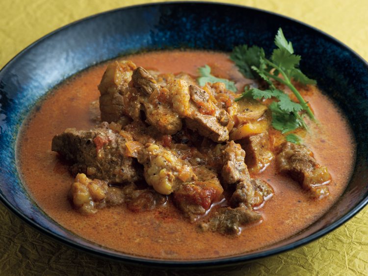インドのラムカレーのレシピ