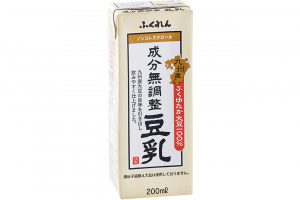 豆乳（無調整） 1本200mlで イソフラボン 40〜70mg