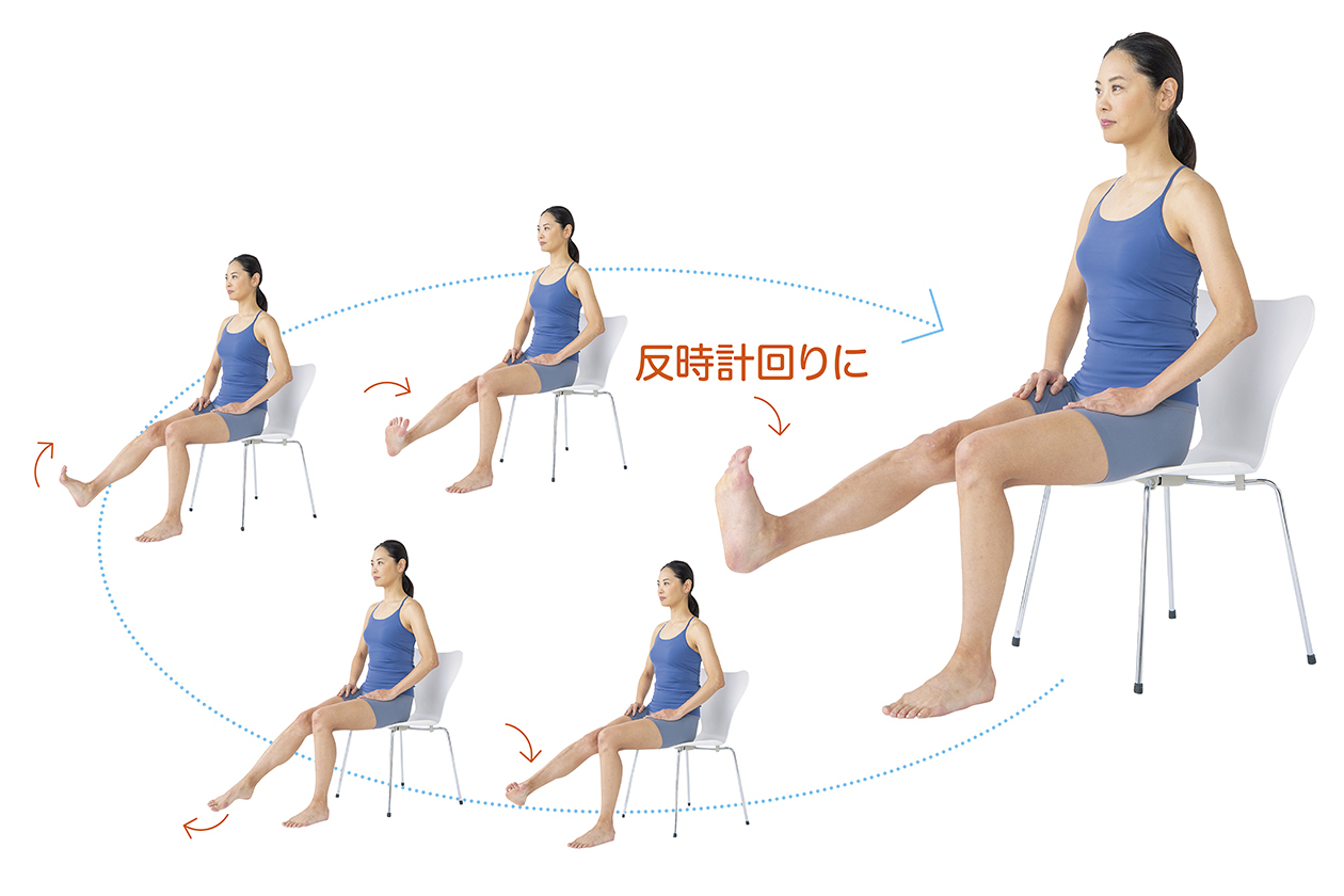 足をよく動くようにする簡単エクササイズ いますぐ始める膝痛対策 からだにいいこと クロワッサン オンライン