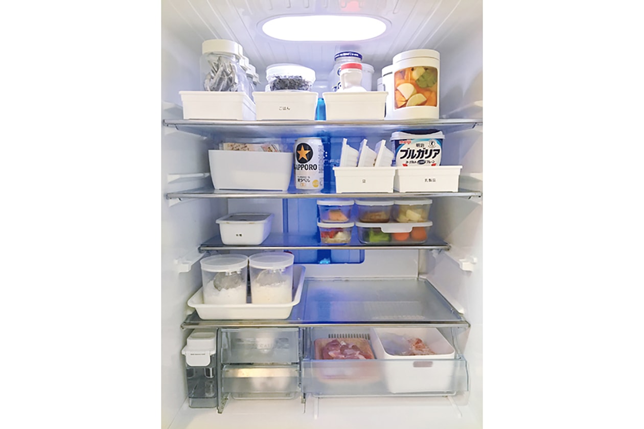 ”縦収納”や“定位置決め”で、使いやすく美しい冷蔵庫になる。