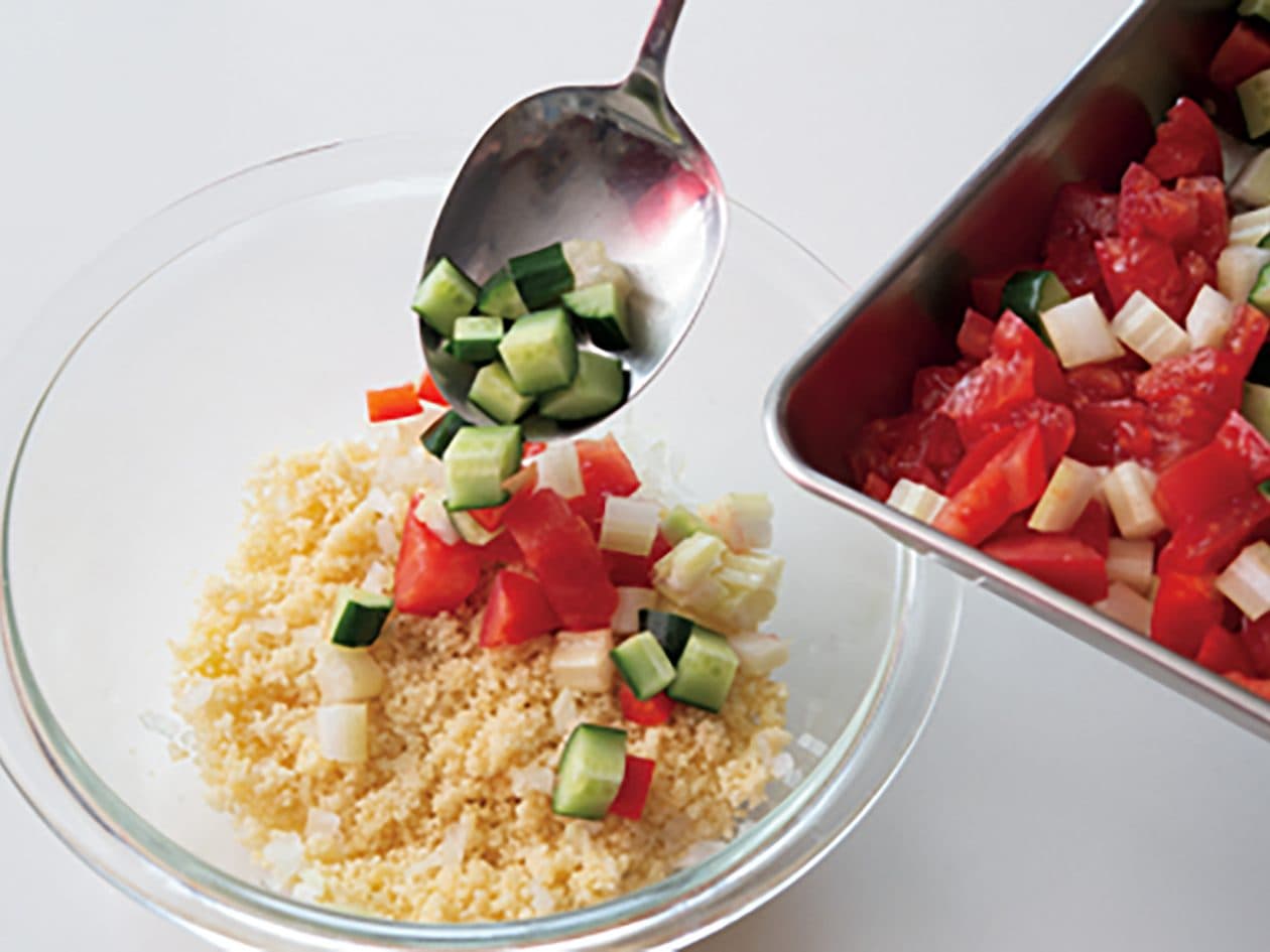 ミント入りクスクスサラダ【上田淳子さんのハーブレシピ】 | くらし