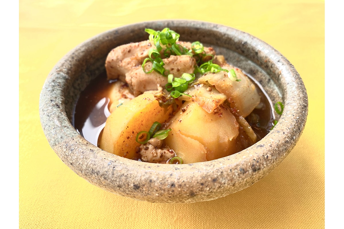 ジャガイモとお豆腐の韓国風スープ【ビジンサマレシピ】