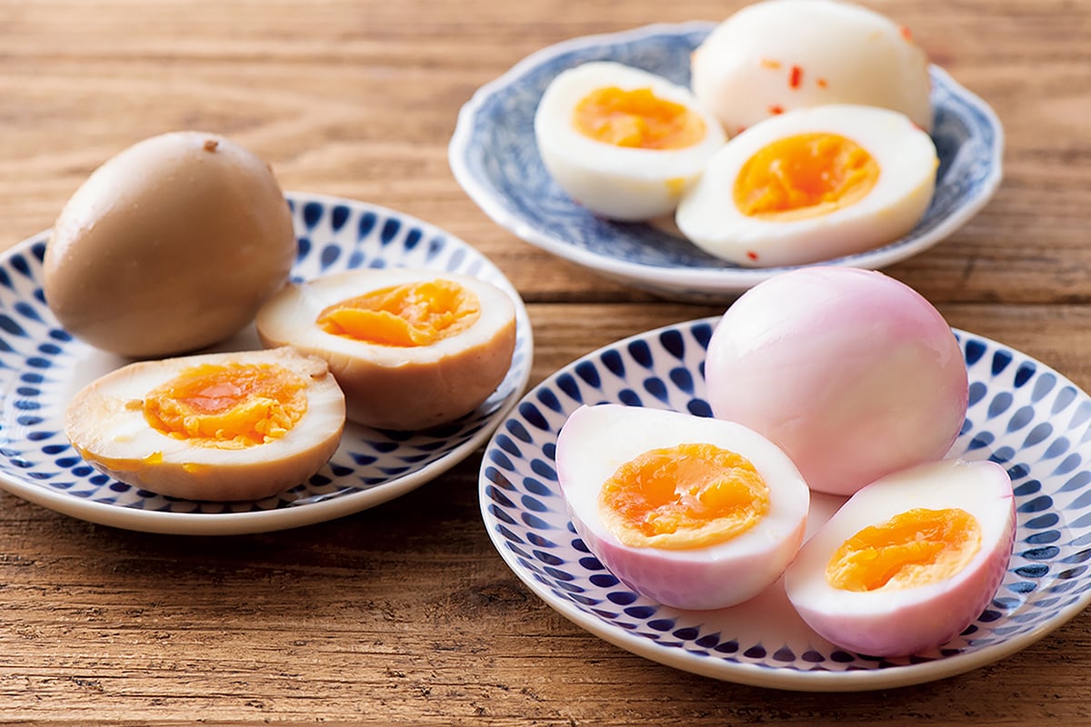 金運アップには黄色い卵を。島本美由紀さんの3種の味玉レシピ。