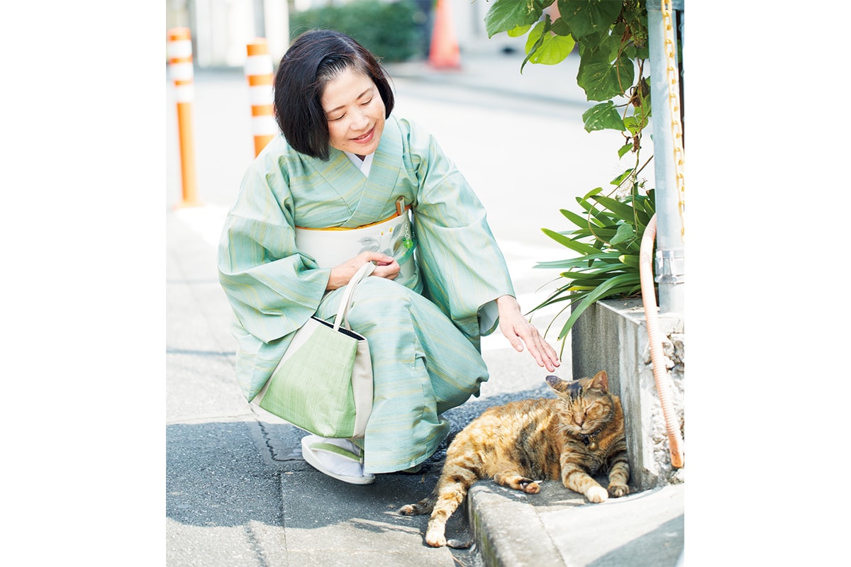 猫とたくさんの出会いがある町、山口恵以子さんが歩く、谷中。
