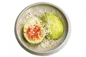 バジルソース漬け