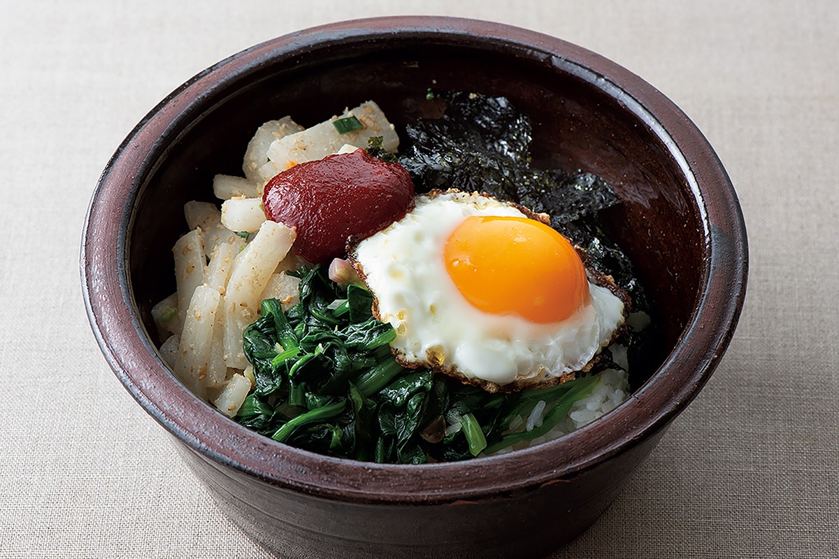 身近な野菜で作ったナムルは、即席ビビンパの具材にも【重信初江さんの韓国料理の常備菜レシピ】