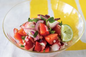 夏らしい冷菜、ペルーのたこのセビーチェ【重信初江さんの世界の和え物レシピ】