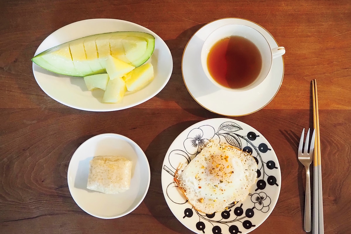 玄米餅でメニューをルーティン化、引田かおりさんの定番朝ごはん。