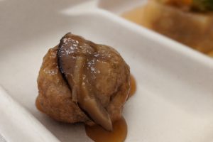 蓮根の揚げしんじょ 精進あんかけ