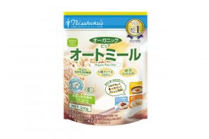 【えん麦も食物繊維豊富】「日食オーガニック ピュア オートミール」330g/ 389円（日本食品製造 TEL.0120・249・714）