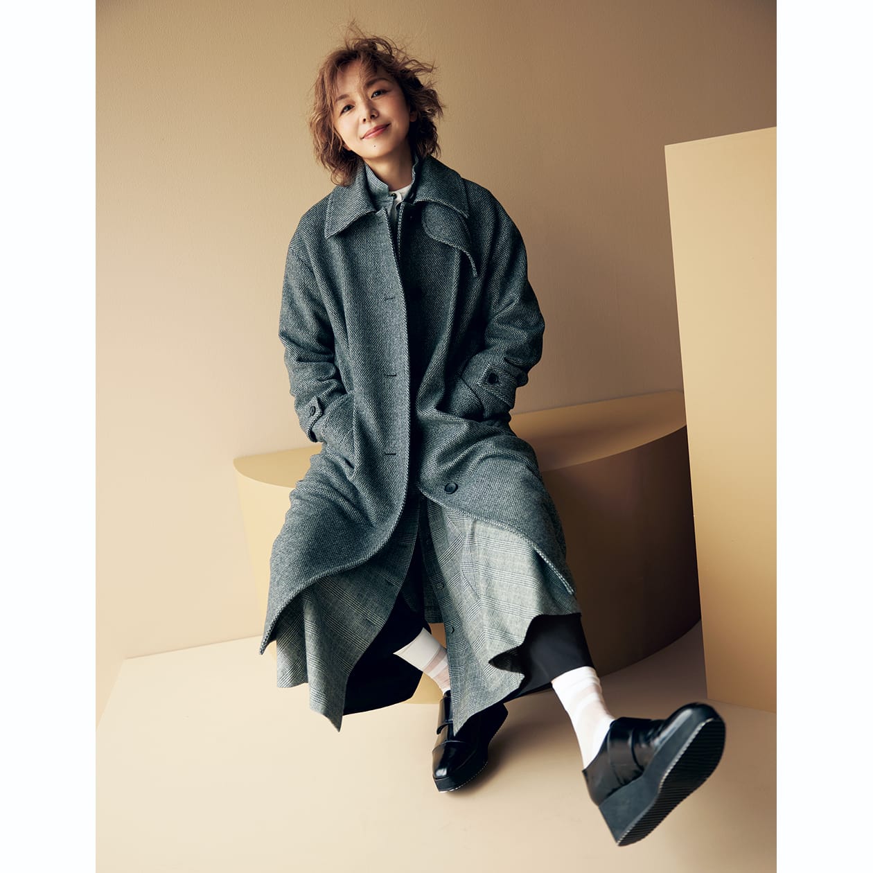 ヨシダジャパン ブラックボタンアップシャツ 1103