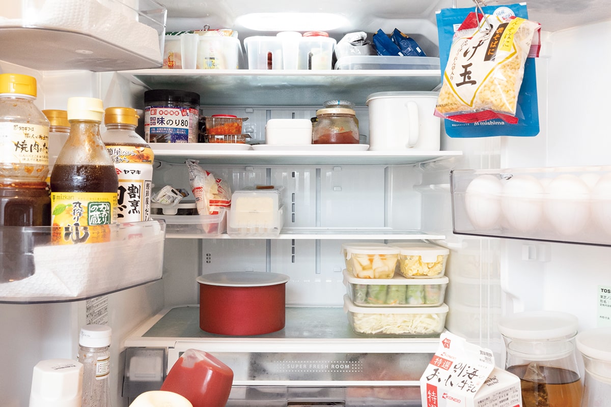 使い勝手がよく探しやすい、プロの冷蔵庫収納術。
