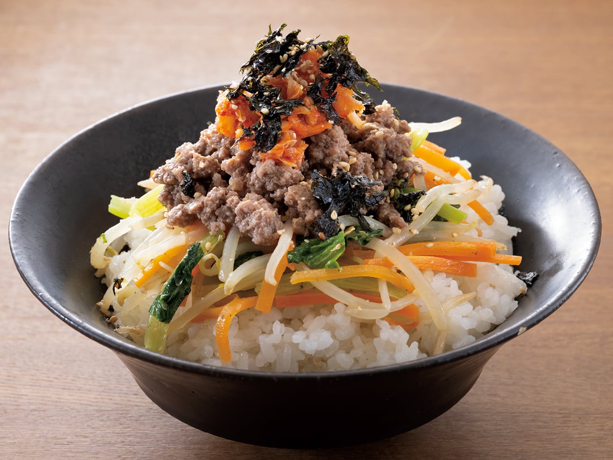 レンジで手軽に作る、ビビンバ【ごはん同盟のレシピ】 | フード