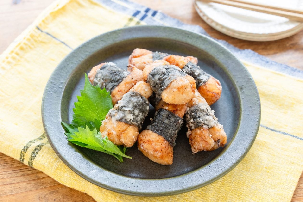 ぐっち夫婦のお酒とおつまみ】ささみの海苔巻き揚げ×梅酒 | フード
