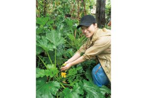 「父が育てるのはオーソドックスな野菜が中心」。ズッキーニが登場したのは比較的最近。