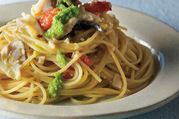 たらの青ねぎグリーンソースパスタ【山田英季さんのレシピ】