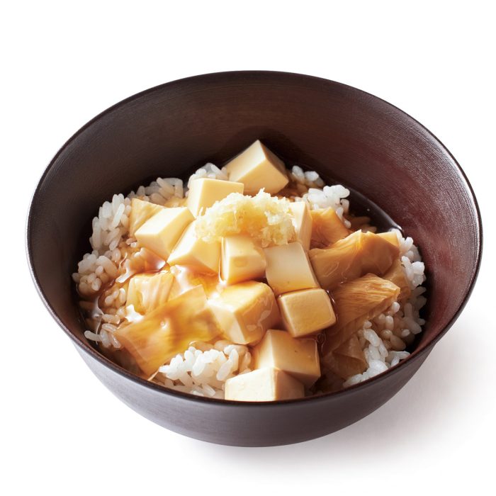 【豆腐とゆばのあんかけ】川津幸子さんの片づけも楽々、大満足のワンプレート