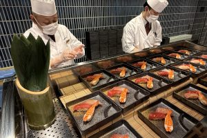 職人の握った本格的な寿司を心ゆくまで味わって。