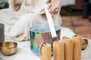 エキゾチックな楽器をたくさん使ったヒーリングの時間。