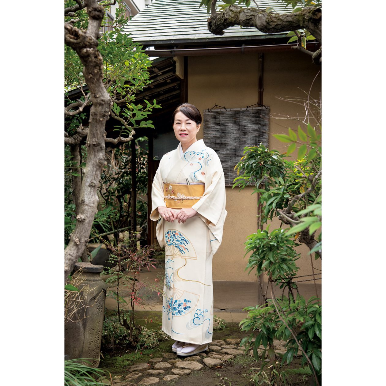 どんな体形の方でも素敵に。着物は”七難隠す”と思っています」茶道 表