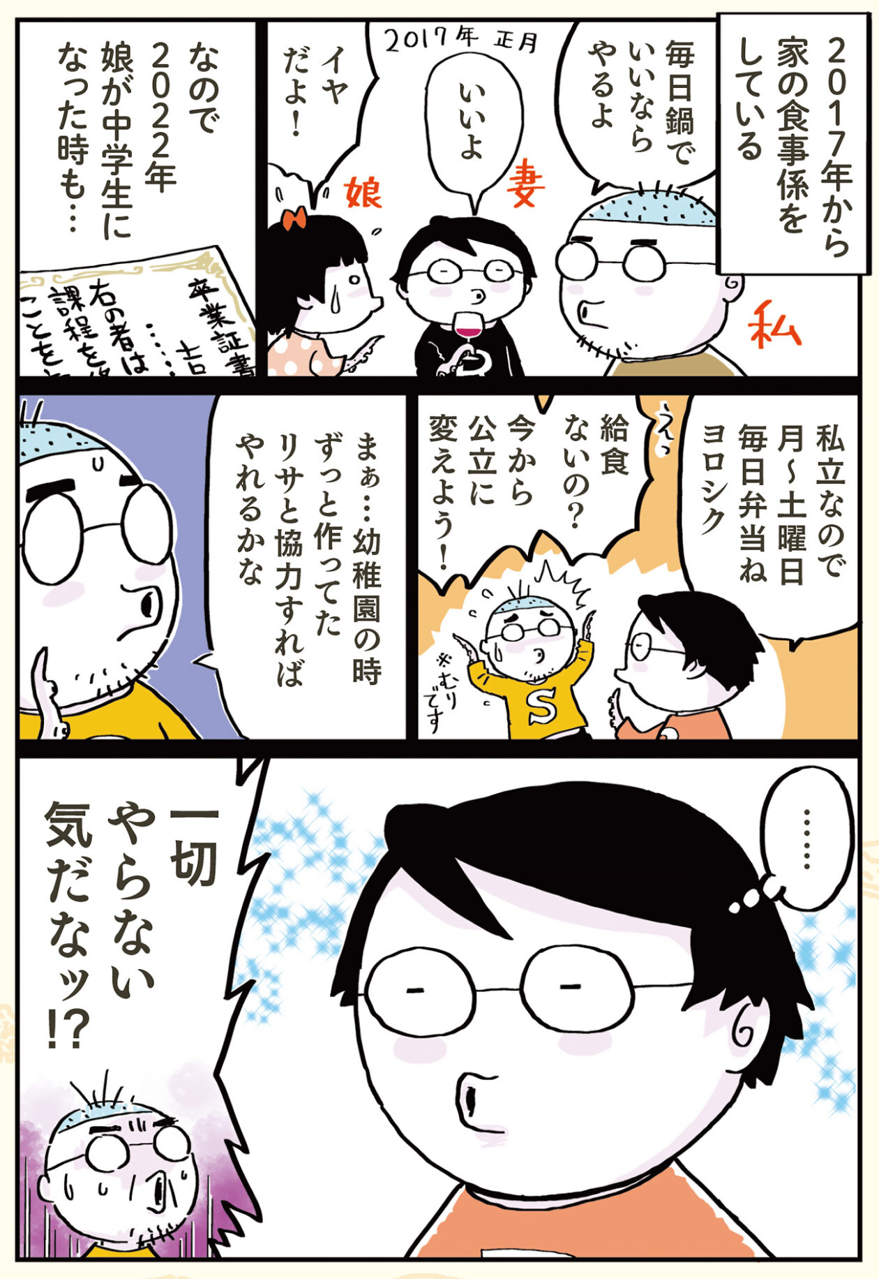 吉田戦車 新連載】第1話 初弁当・牛しぐれ煮──吉田戦車「弁当を作る男