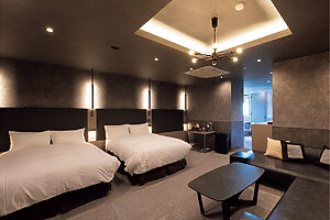 絶景露天スイートトリプルの部屋