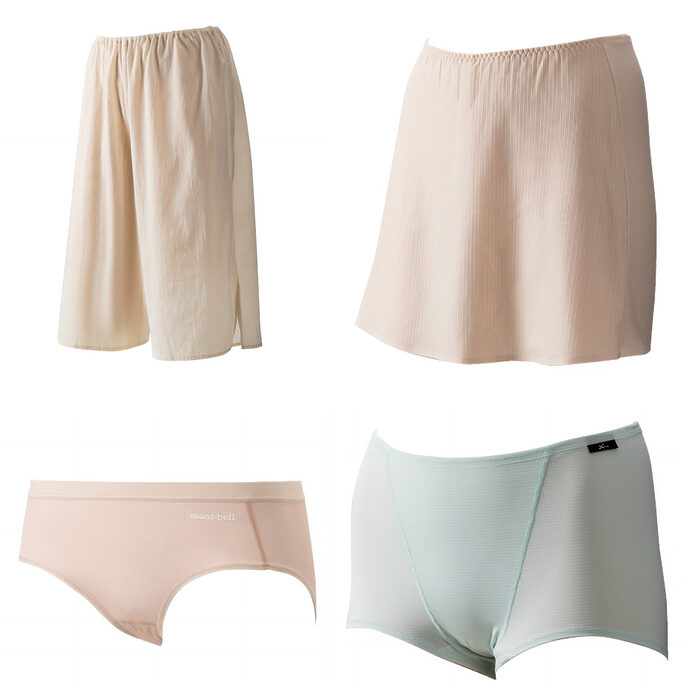 汗の張りつきやムレを防ぐペチパンツやショーツ――スケ対策も万全な「夏のボトム」