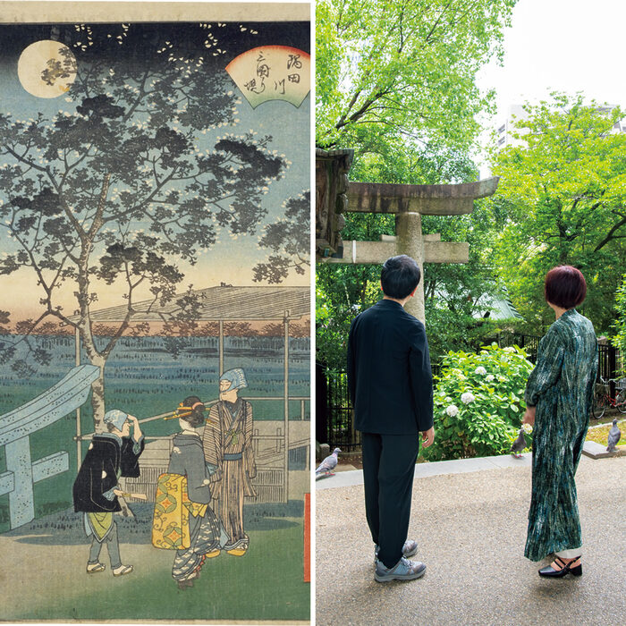 【浮世絵を手がかりに巡る風景】三囲神社、湯島天満宮──庶民が深く馴染んだ、神社の景色