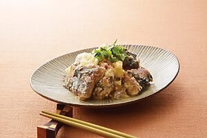 さばの水煮 レモンおろし和え